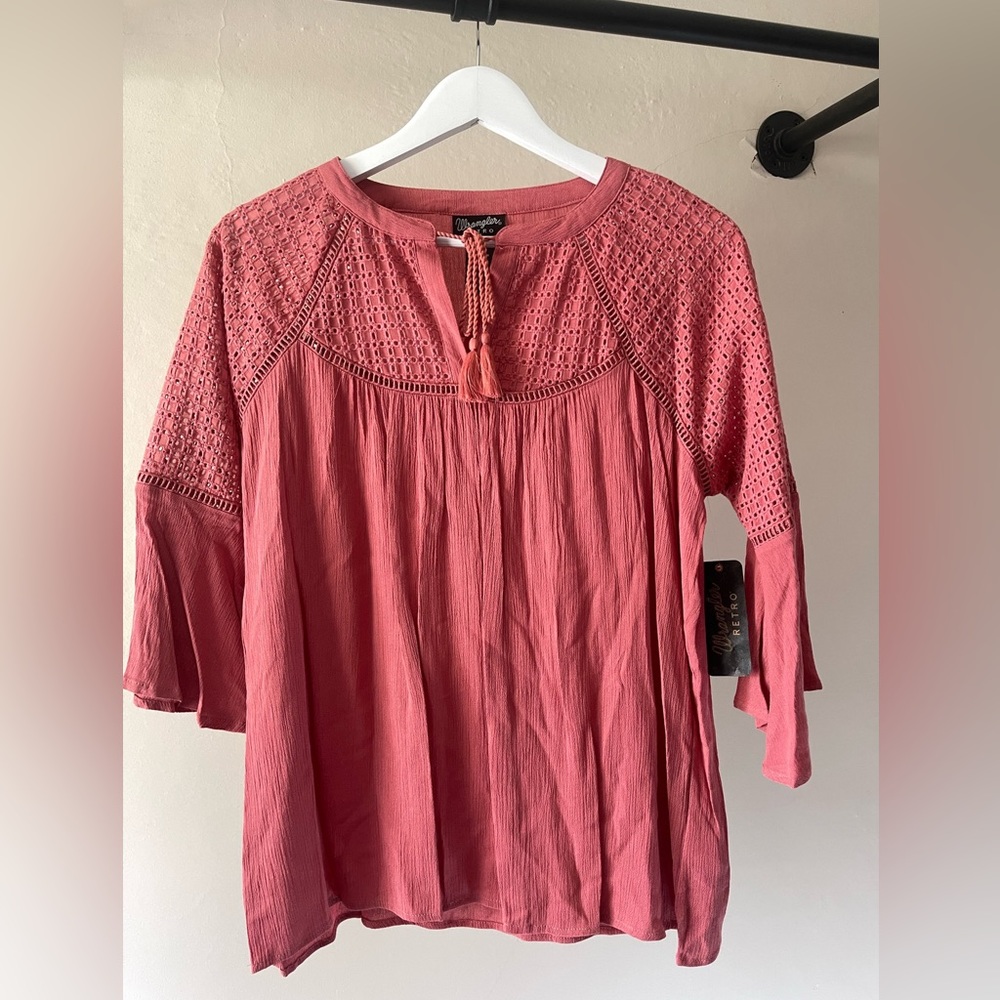 WRANGLER RETRO SIZE SMALL BLOUSE NEW WITH TAGS